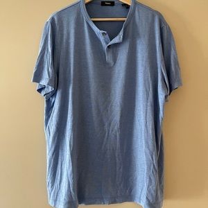 Theory Men’s Ultra Soft Henley Short Sleeve Shirt